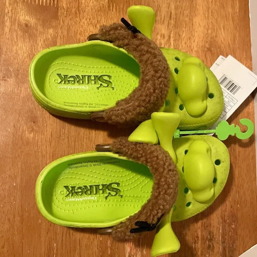 Crocs‎ Classic Clog Dreamworks Shrek Kids Lime Punch C11 Rare Limited 209378-3TX